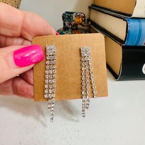 Elegant Silver Dangle Earrings